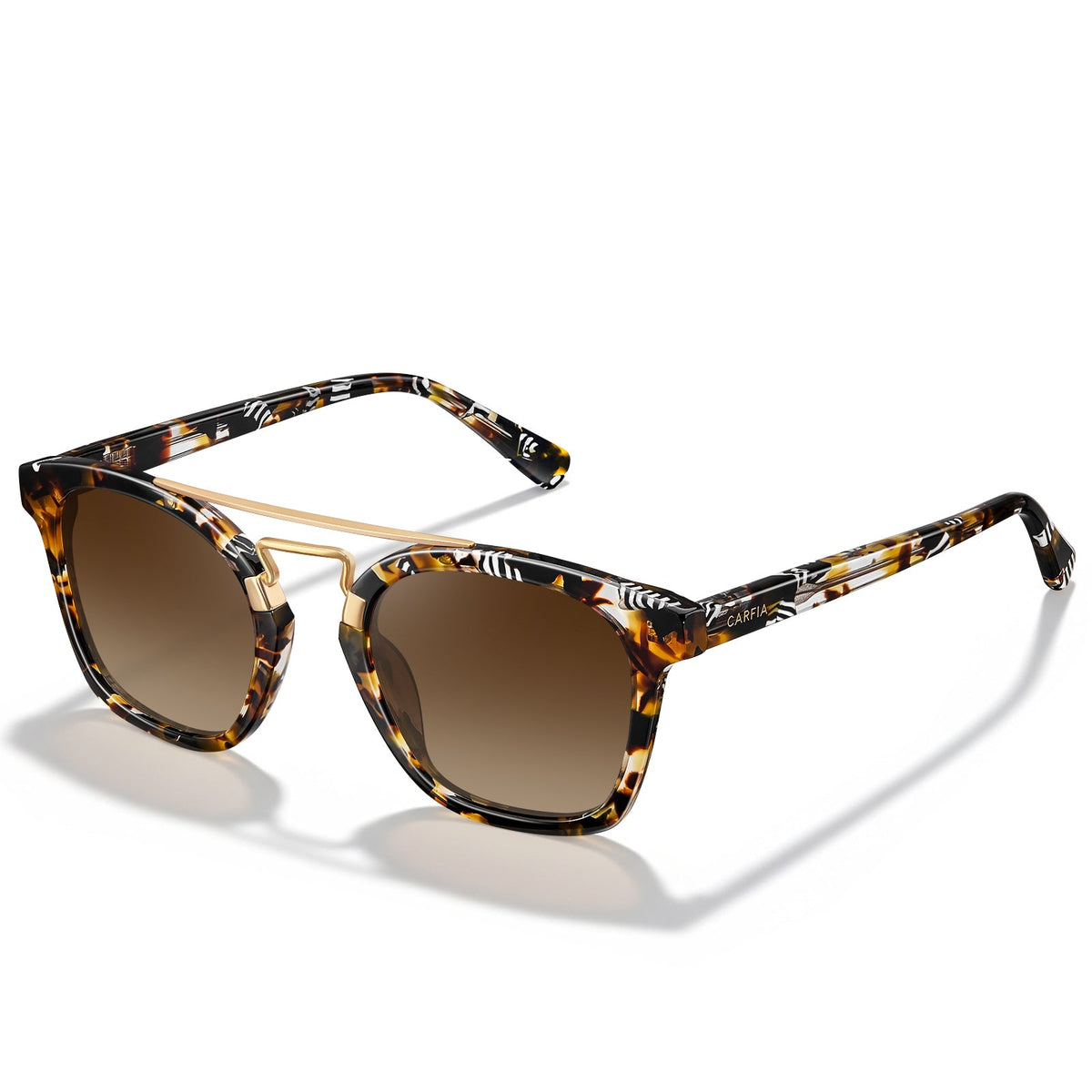 IGIOO Niloss-C03-RX Tortoise Acetate Eyeglasses for Women, Side View