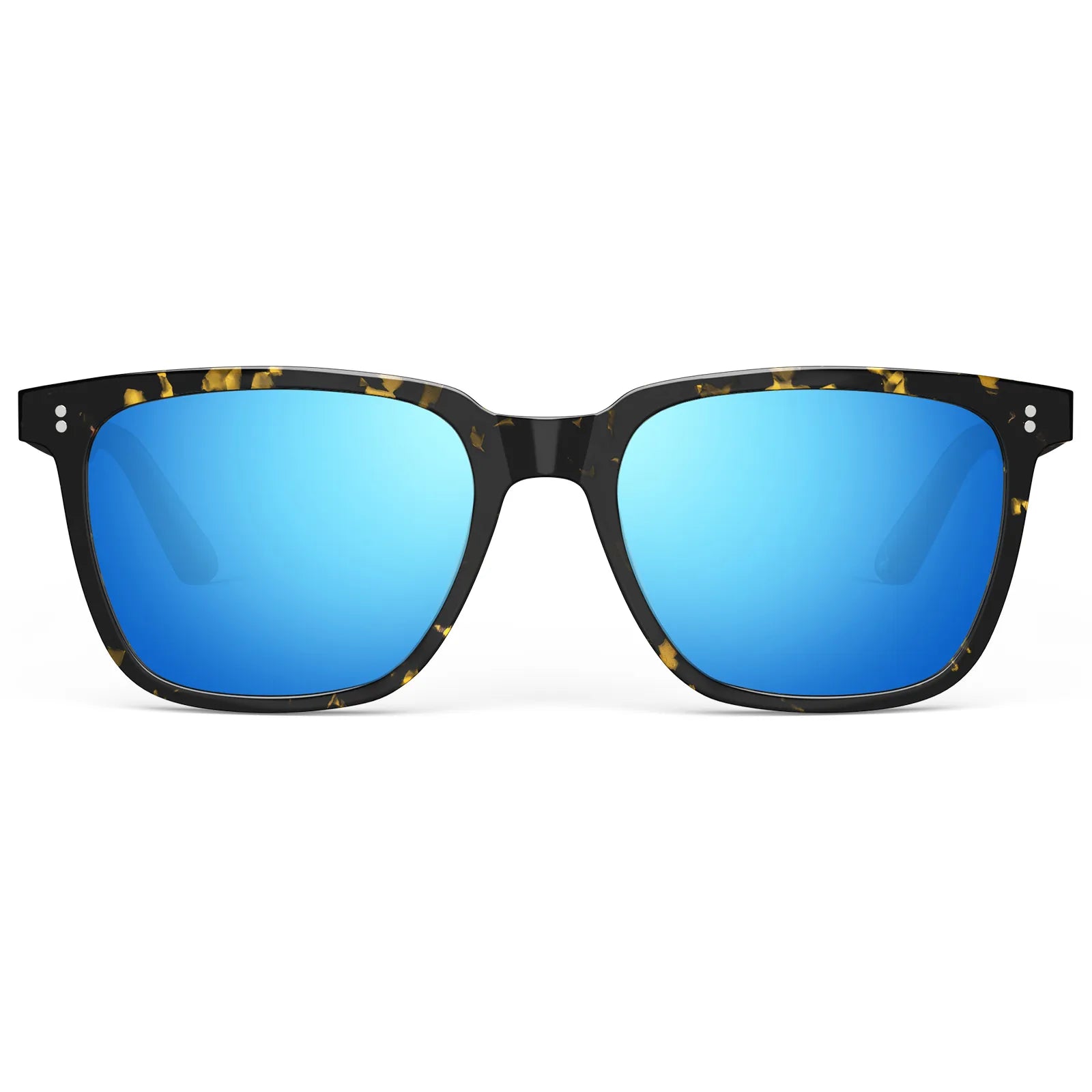 CARFIA Retro Square Sunglasses – Polarized UV400 Protection, Acetate Frame For Men & Women