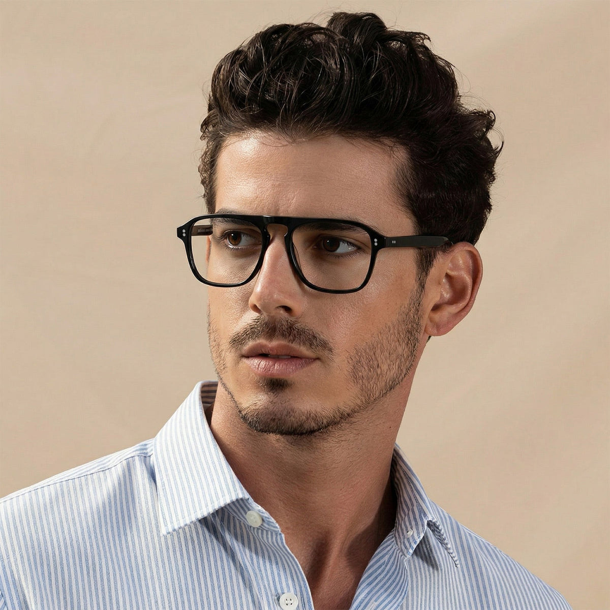 black-acetate-eyeglasses-frame-CA5355-men-model