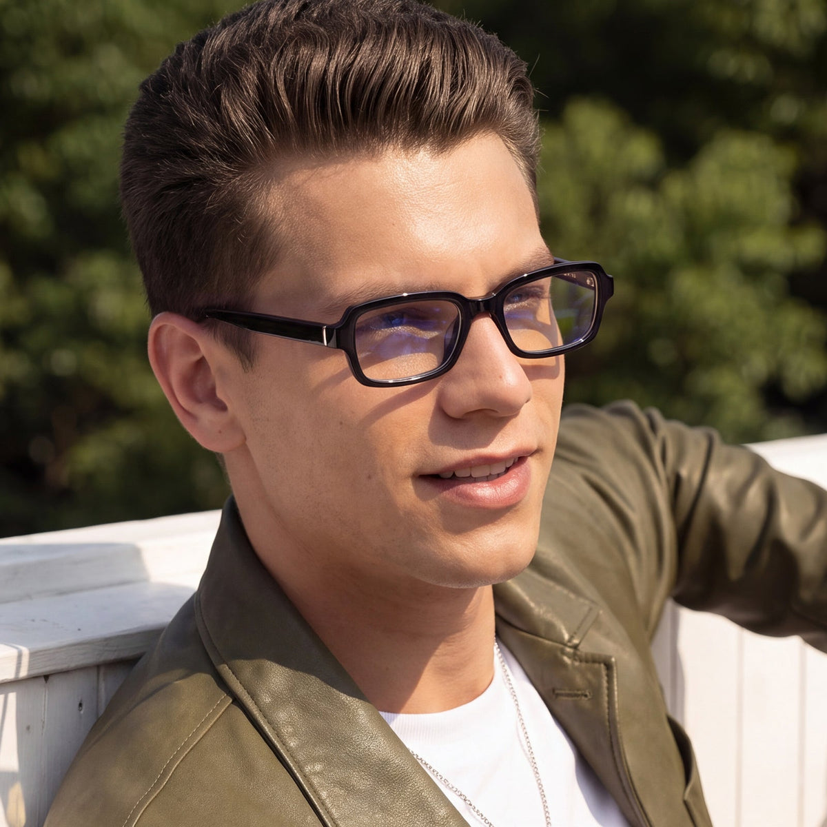 Black Leoon-FC01 eyeglasses