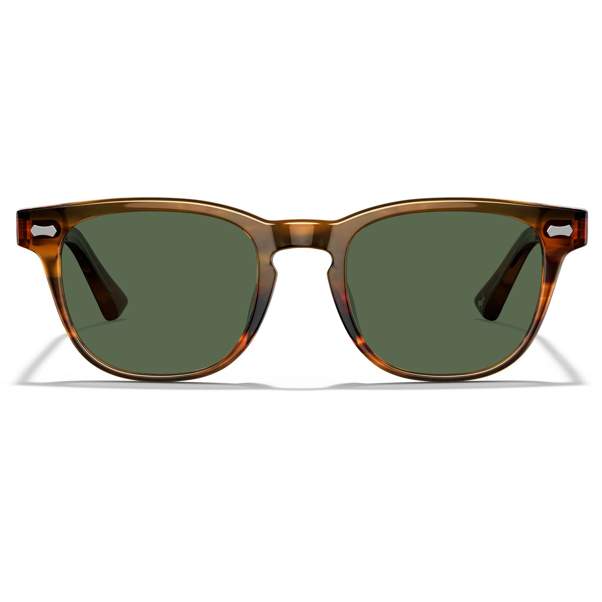 IGIOO Jena-C02 Brown Sunglasses for Unisex, Front View
