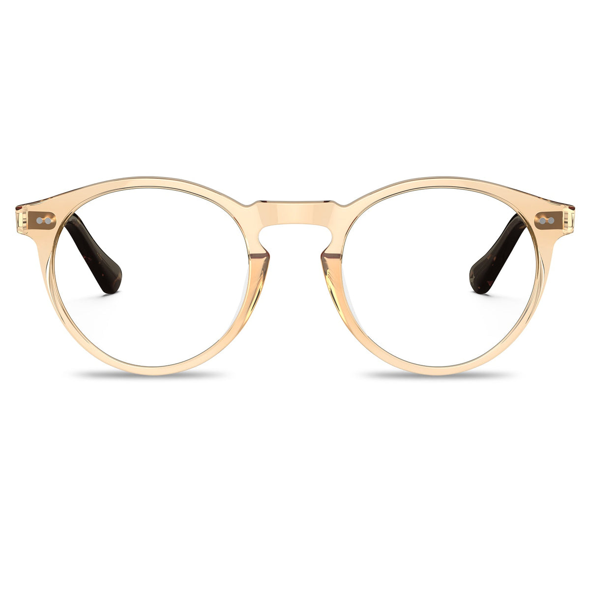 IGIOO-clear-gold-round-prescription-eyeglasses-black-tortoise-shell-temples-acetate-frame-optical-glasses-front