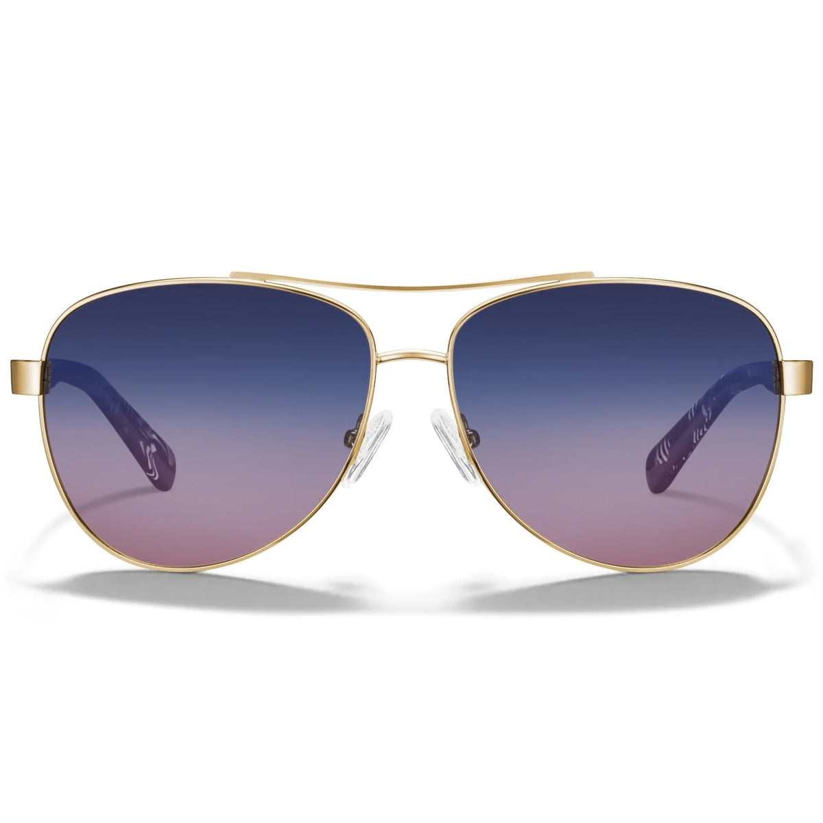 IGIOO Poptart CA3216C01 Gold Metal Aviator Uv400 Sunglasses for Unisex, Front View