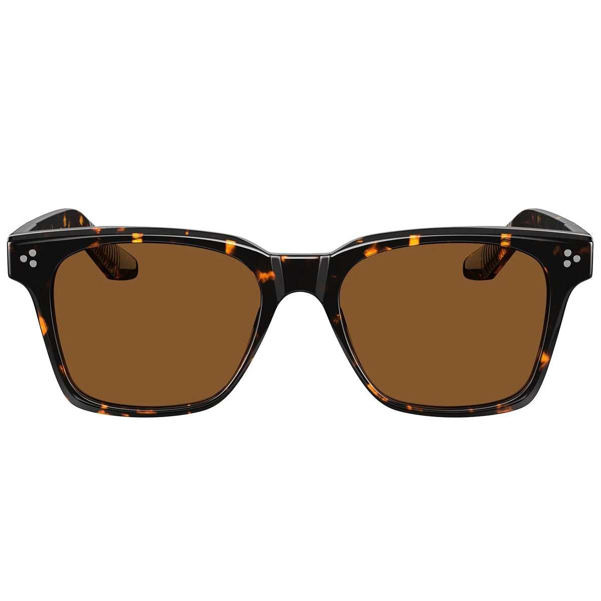IGIOO Simba CA31109-C13 Tortoise Acetate Square Polarized Sunglasses for Men, Front View