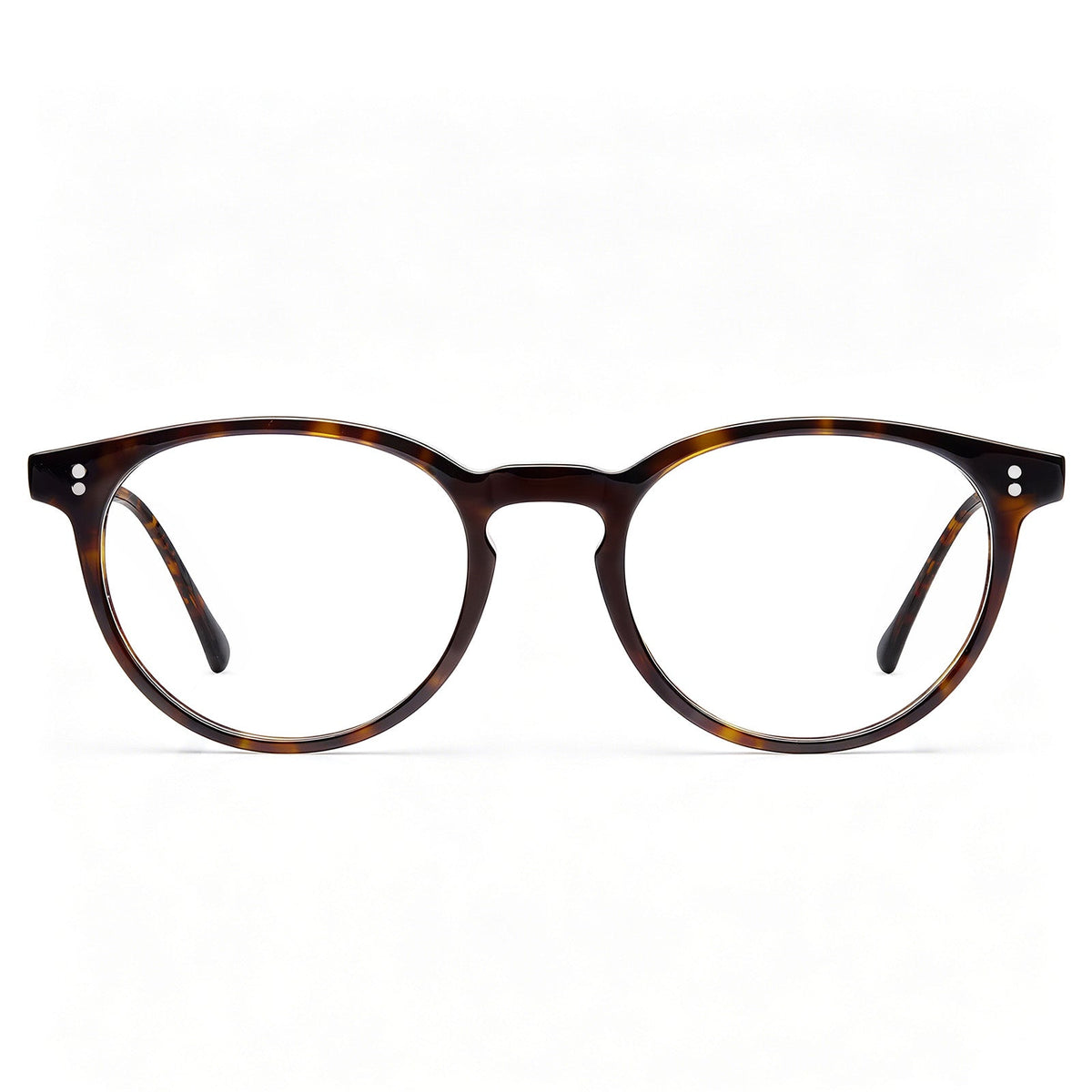 IGIOO Finco FC03 – Crystal Clear Acetate Eyeglasses Italian-Inspired tortoise glassees front
