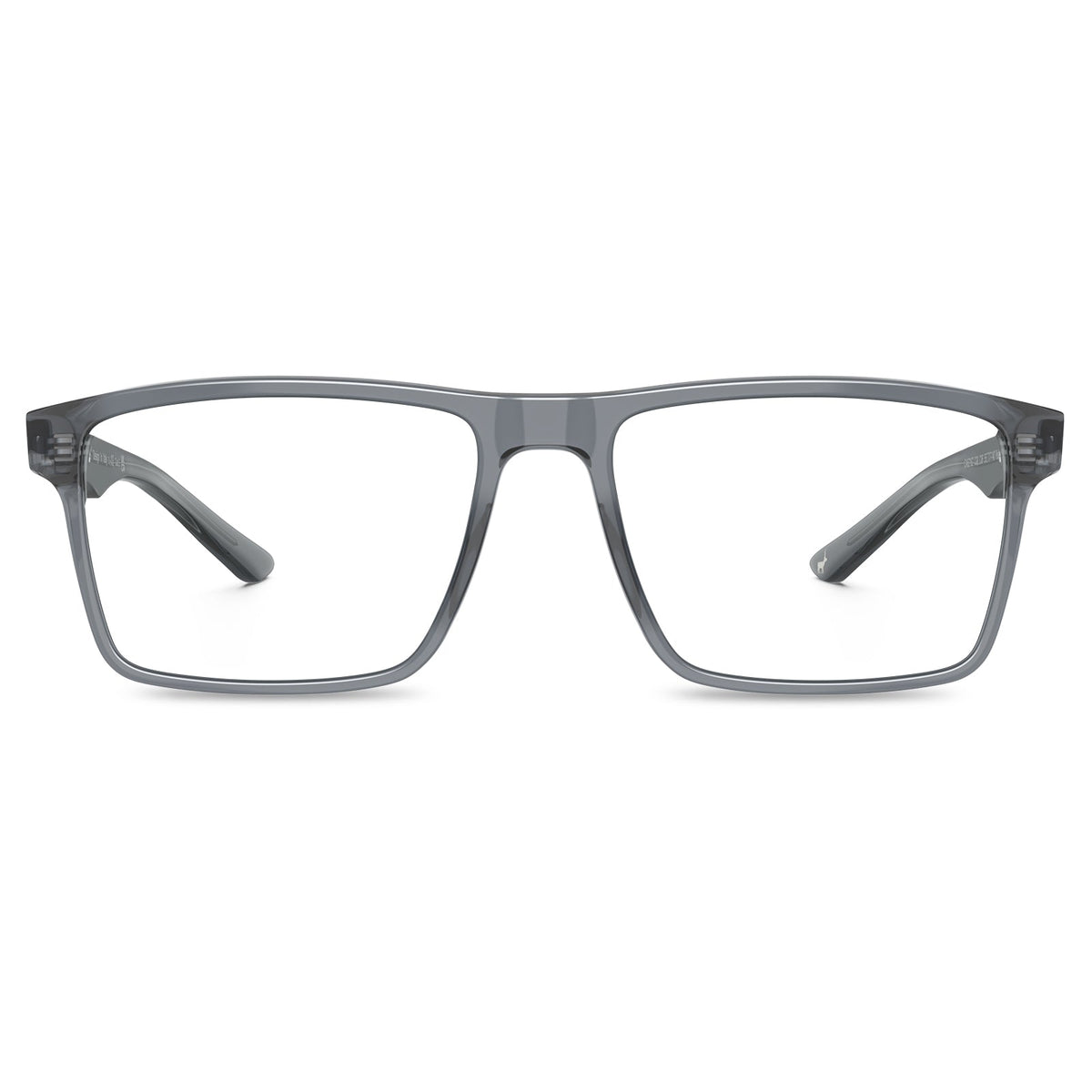 IGIOO-lightweight-gray-acetate-rectangular-eyeglasses-front