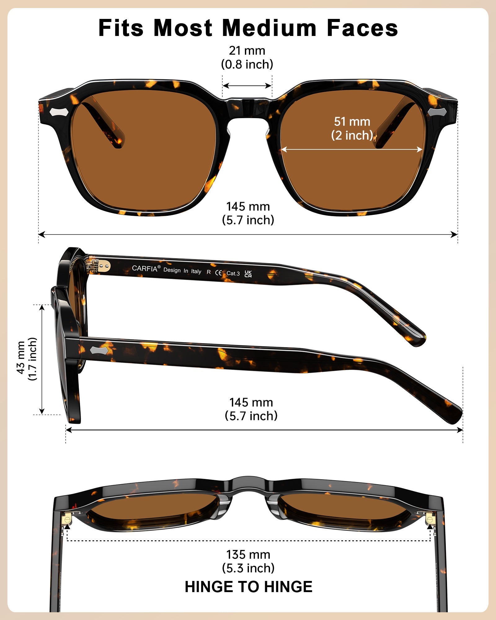 IGIOO Architect-C03-RX Tortoise Acetate Round Polarized Eyeglasses for Men, Additional View