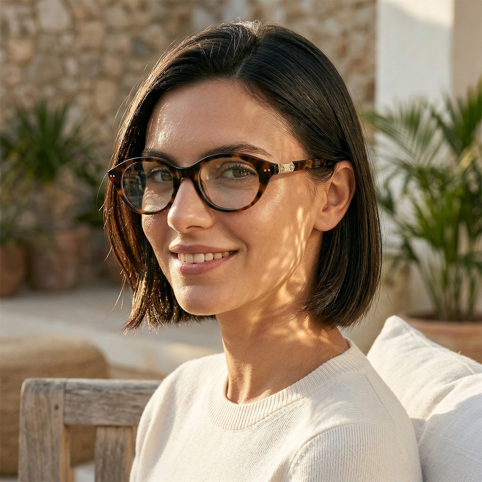 IGIOO Avenker-FC03 Tortoise Eyeglasses for Women, Side View