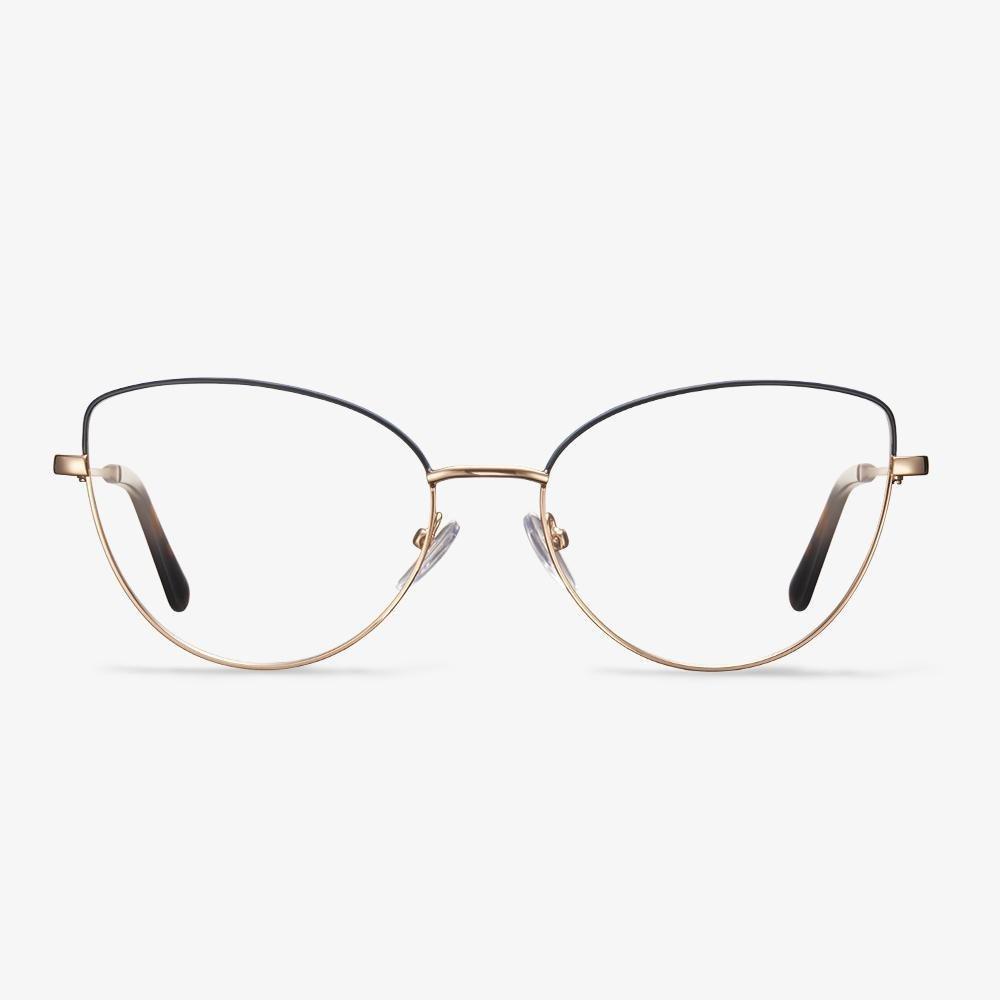 Black Victoria Eyeglasses #color_black