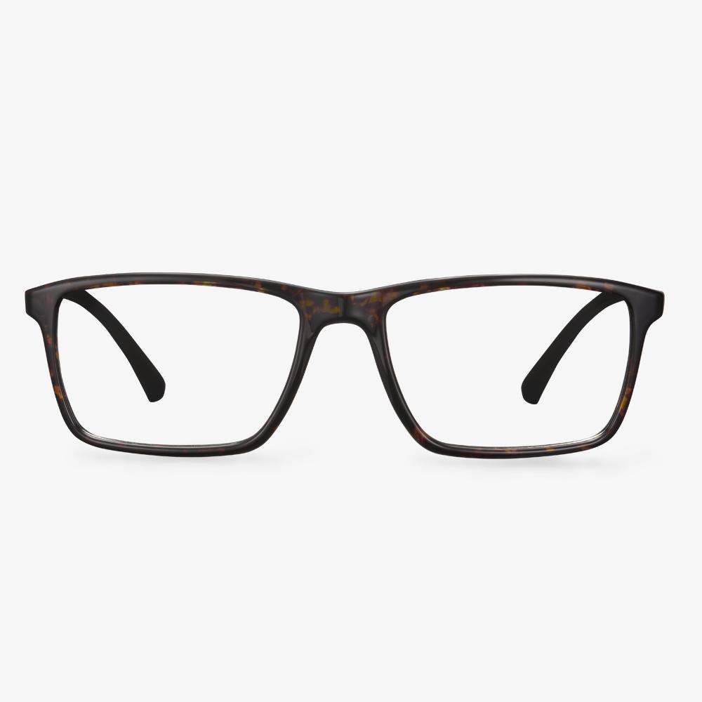 Black Flad Eyeglasses #color_black