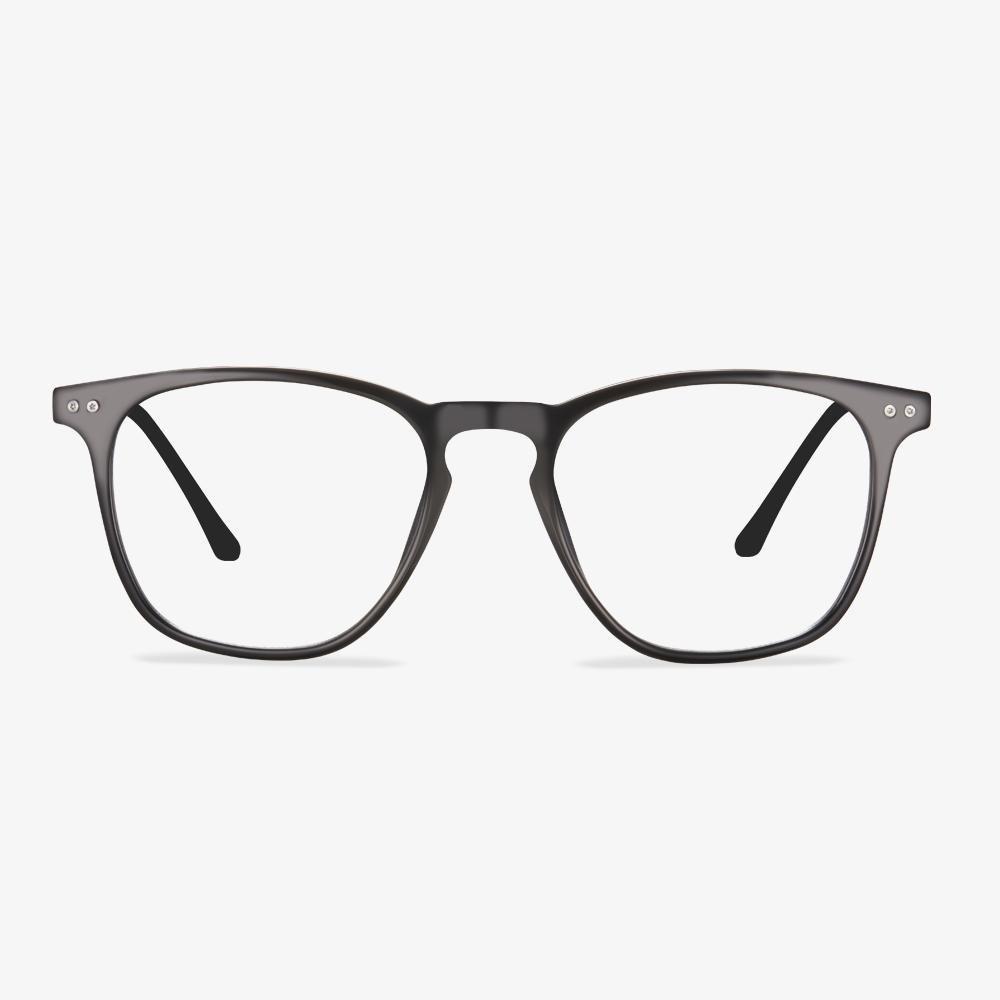 Black Malcolm Eyeglasses #color_black