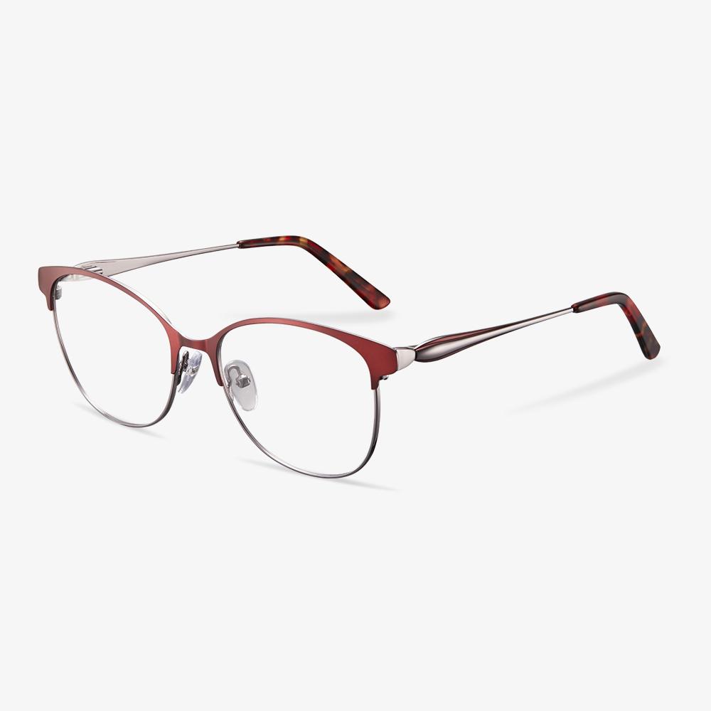 Red Ferrou Eyeglasses #color_red