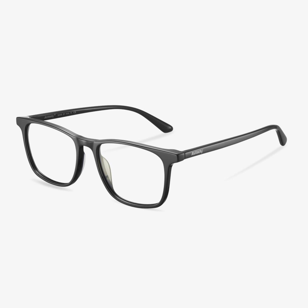 Black Ternence Eyeglasses #color_black