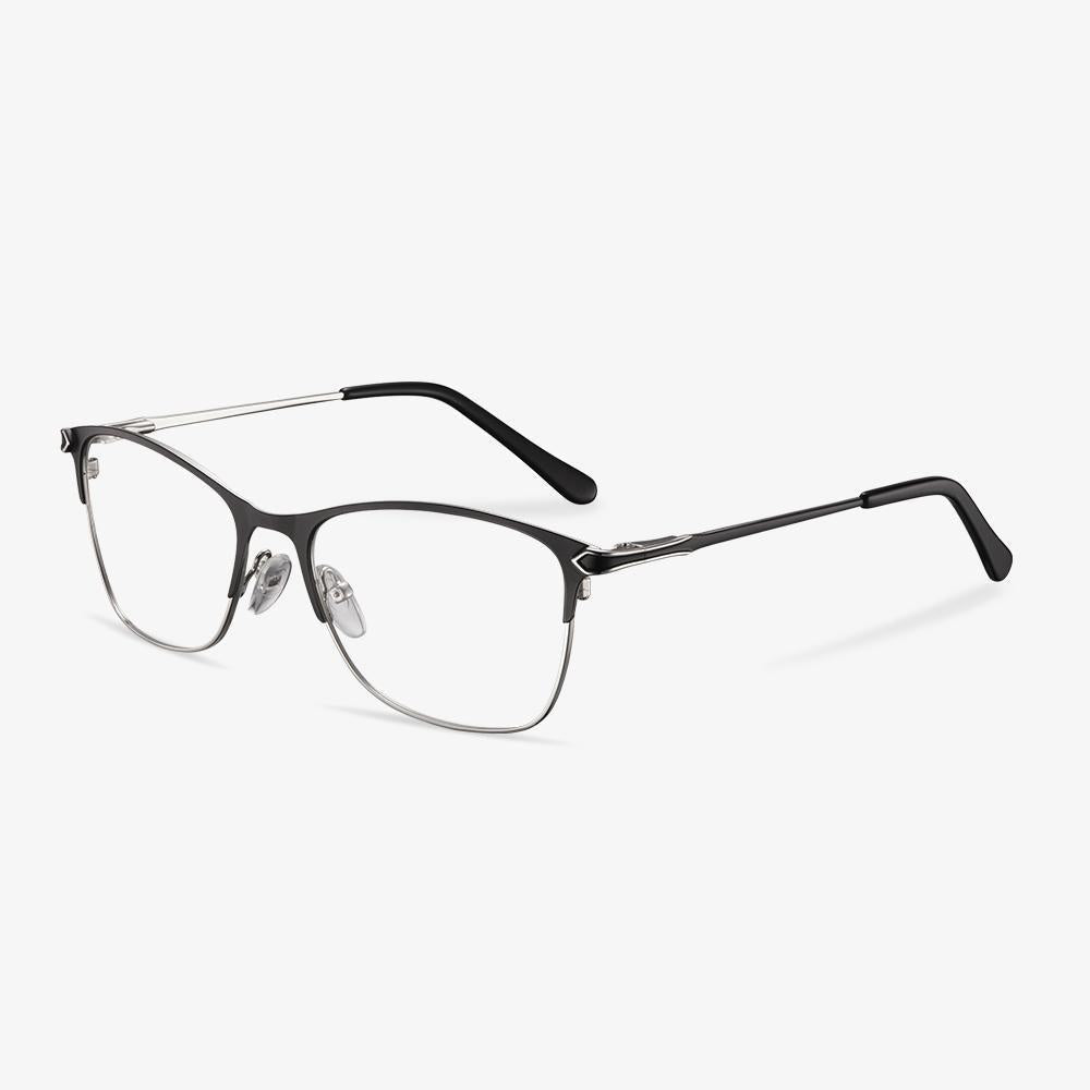 Black Beacher Eyeglasses #color_black