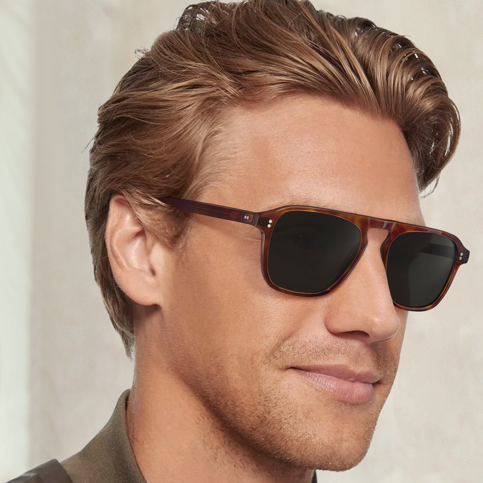 IGIOO Nevada-C04 Grey Sunglasses for Men, Side View