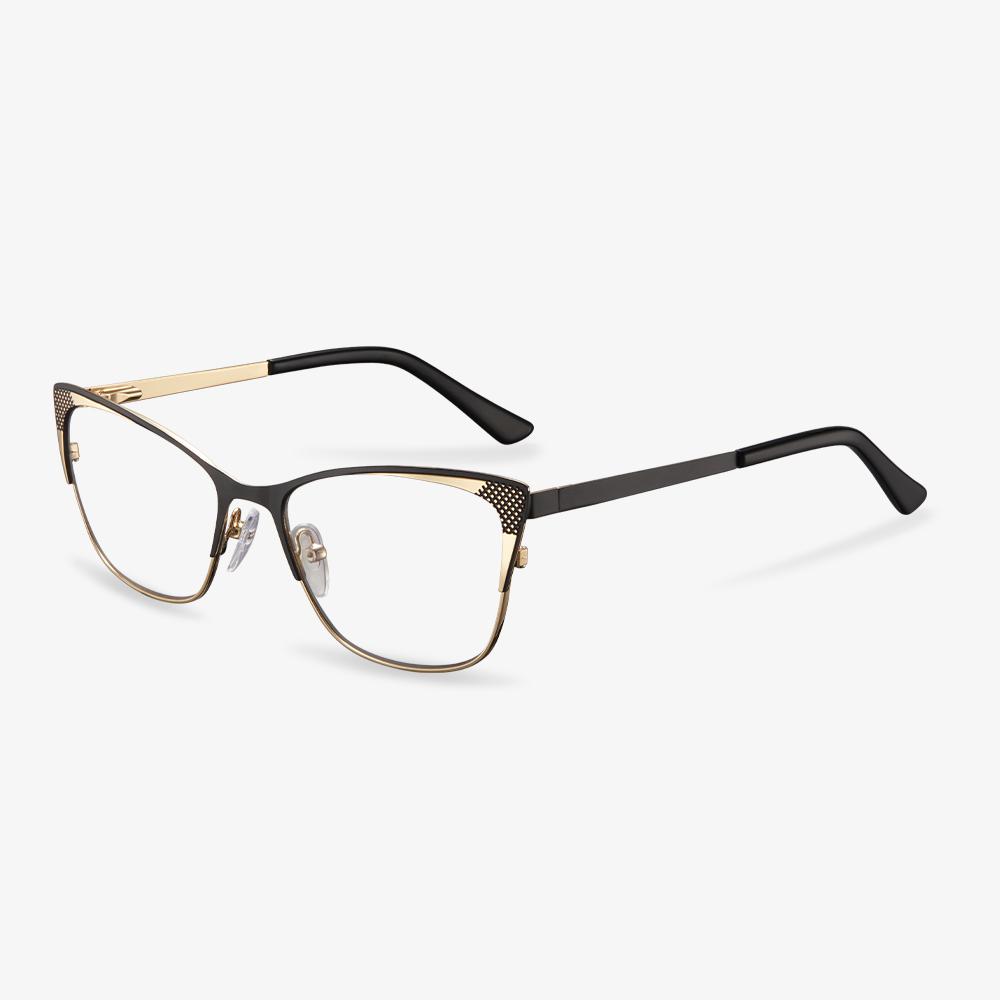 Black Erma Eyeglasses #color_black