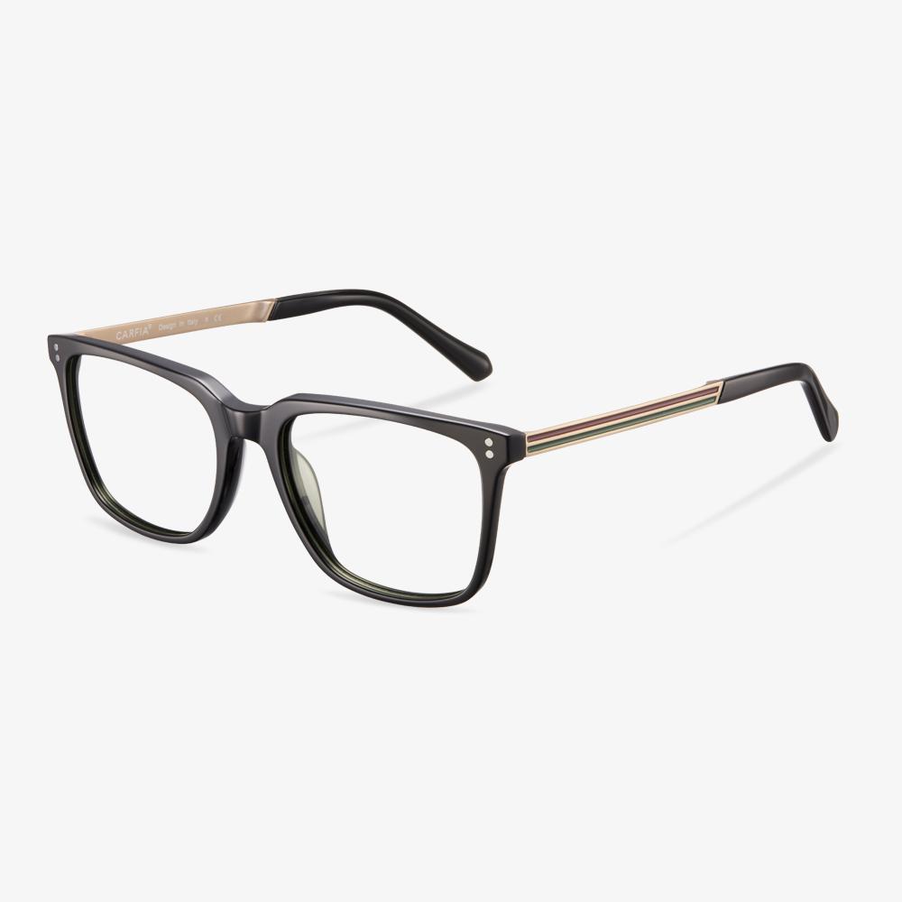 Black Carmine Eyeglasses #color_black