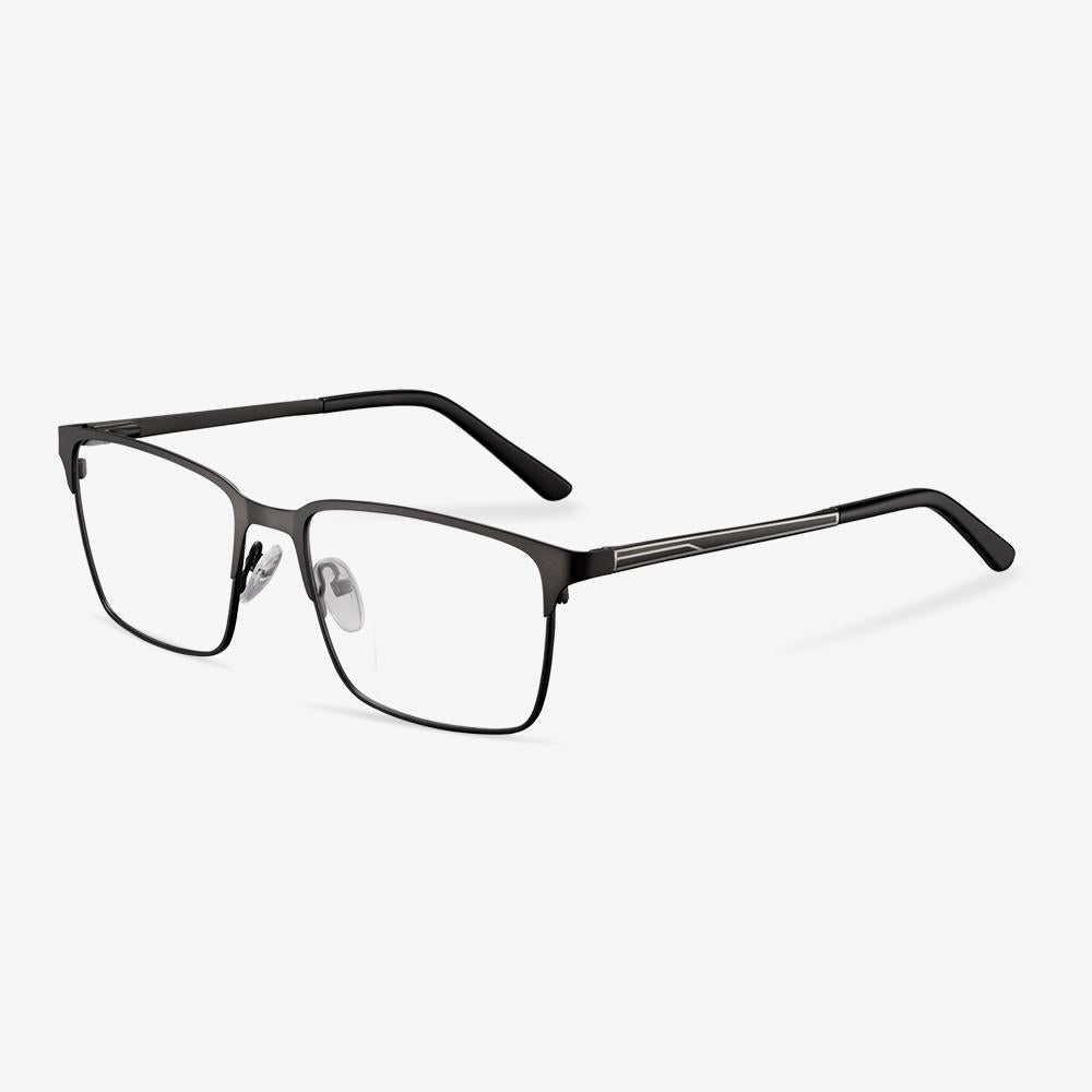 Black Baron Eyeglasses #color_black