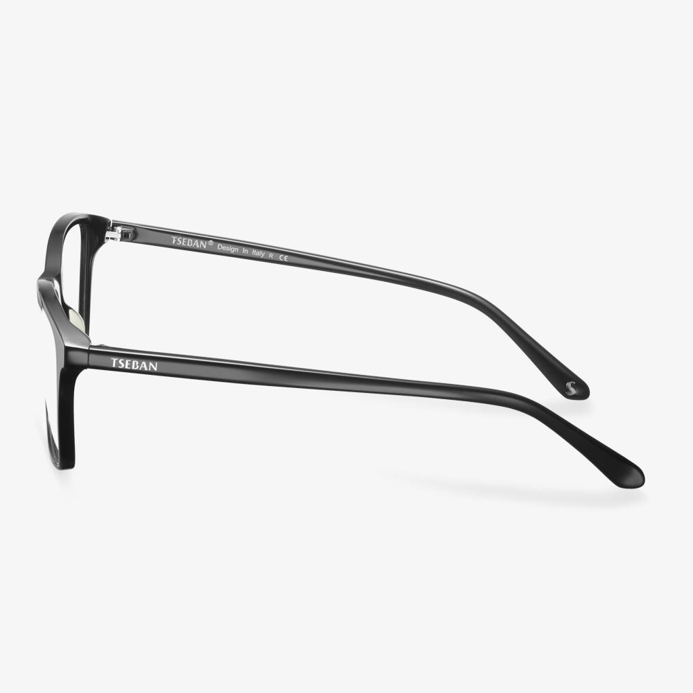 Black Ternence Eyeglasses #color_black