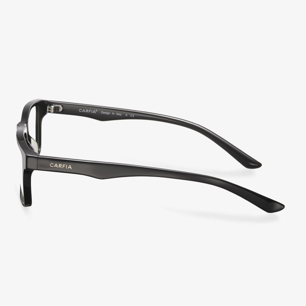 Black Matt Eyeglasses #color_black