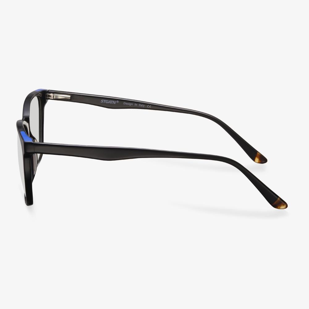 Large Black Square Frame Eyeglasses - Ferdinand | IGIOO