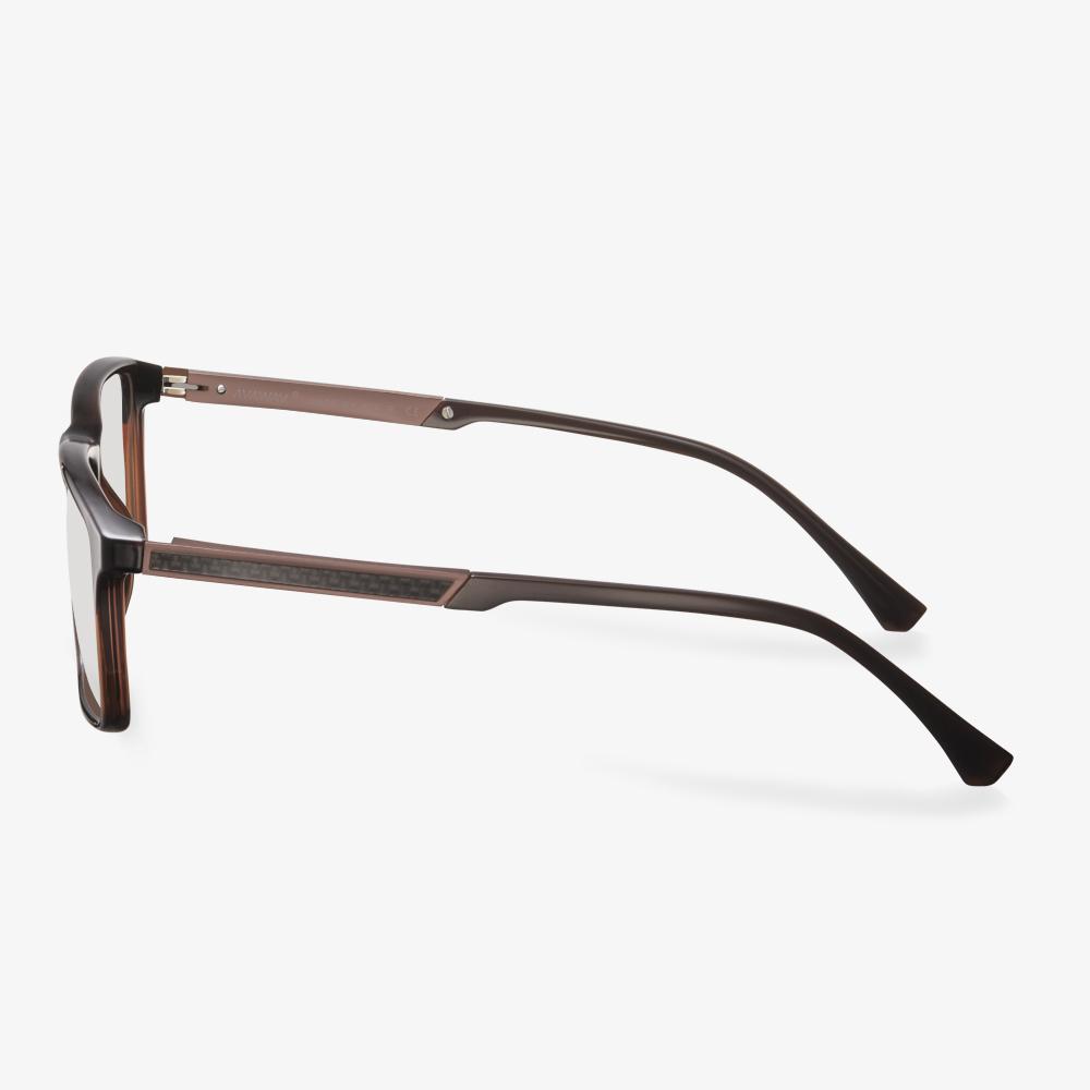 Brown Flad Eyeglasses #color_brown