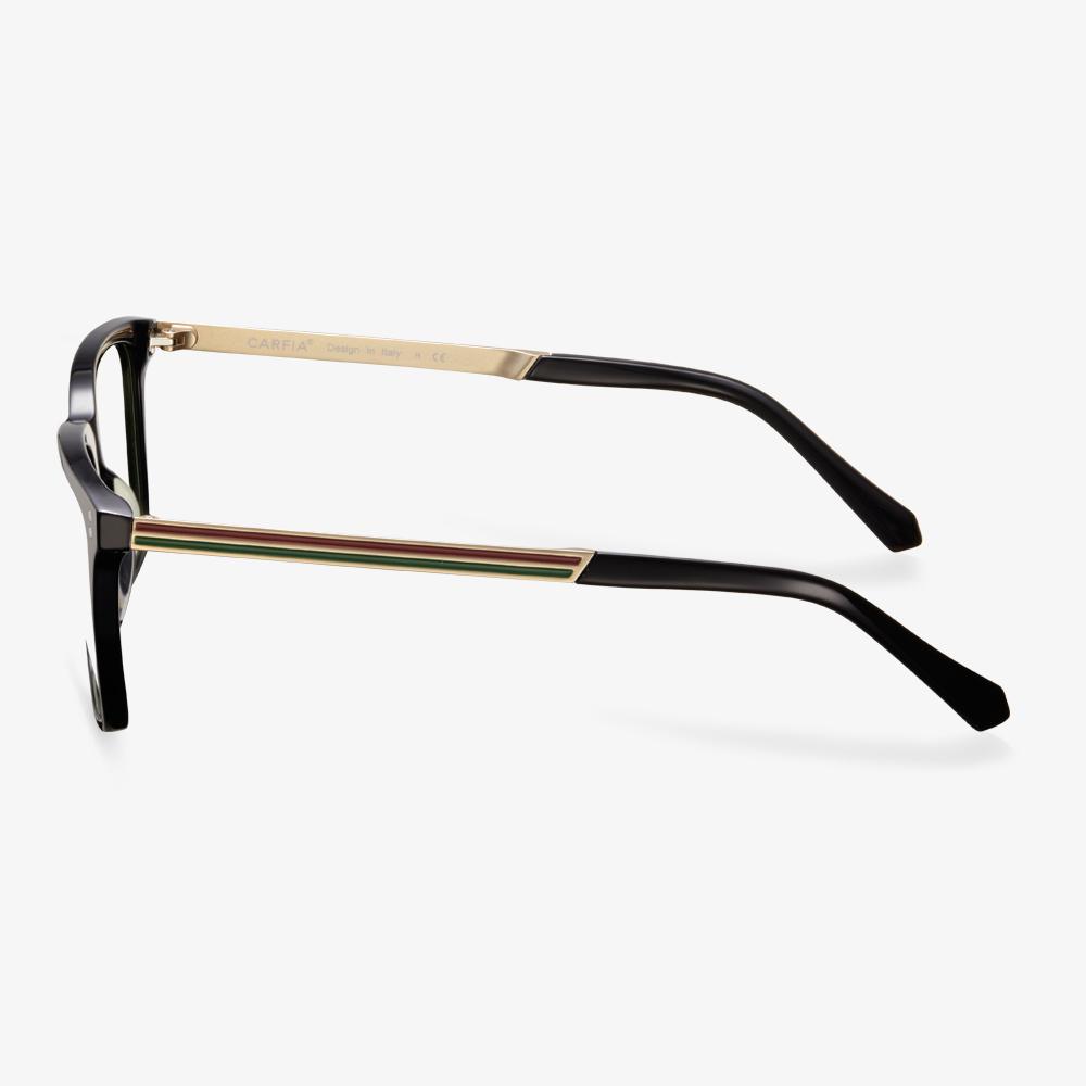 Black Carmine Eyeglasses #color_black