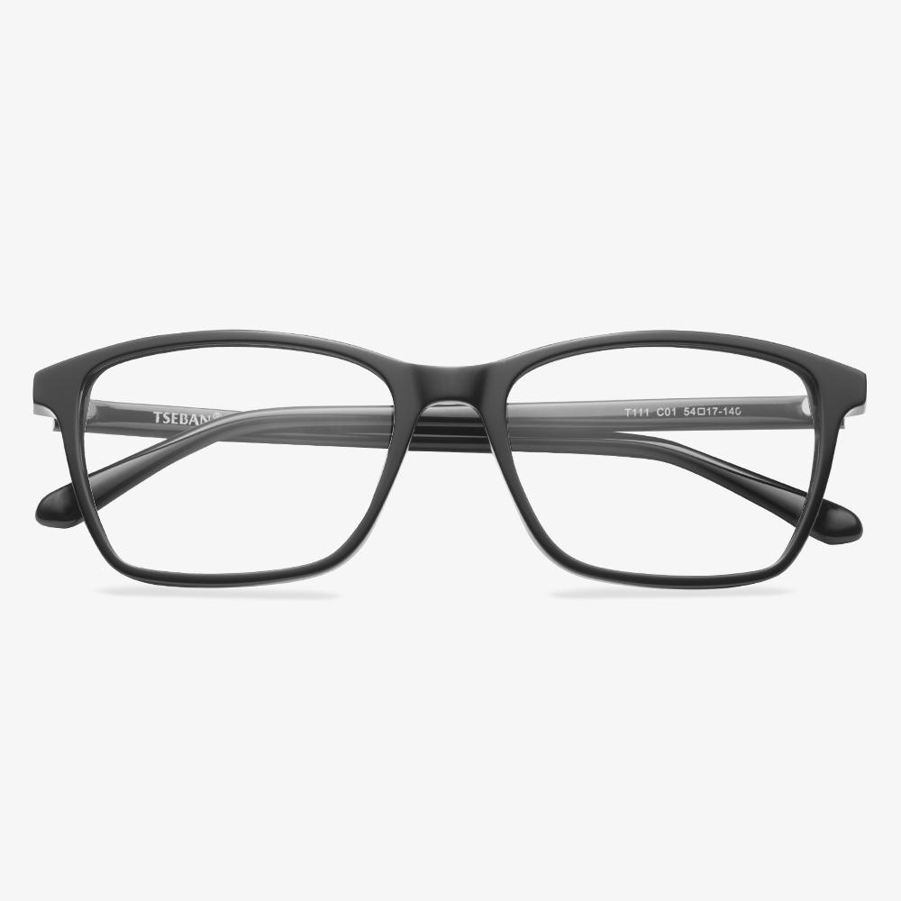 Black Ternence Eyeglasses #color_black