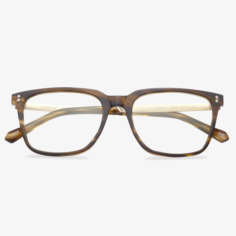 Striped Carmine Eyeglasses #color_striped