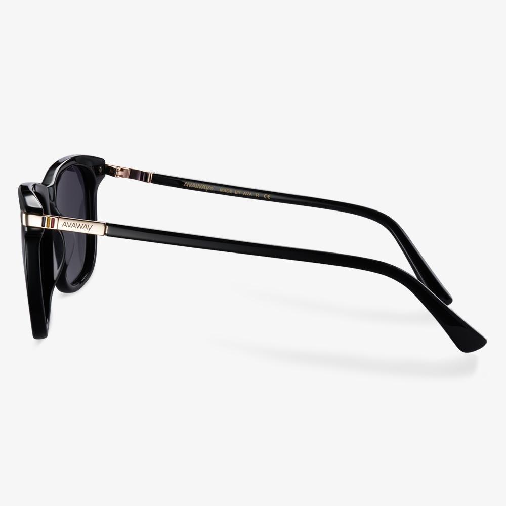 Black Caroline Sunglasses #color_black