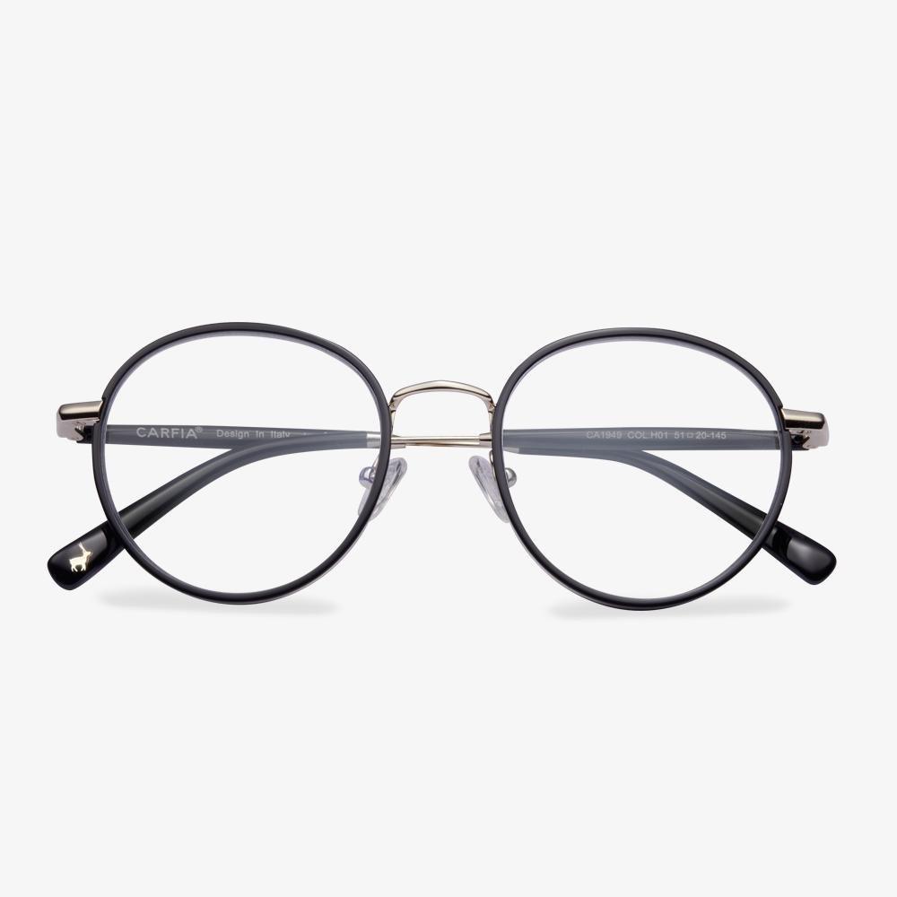 Black Balin Eyeglasses #color_black
