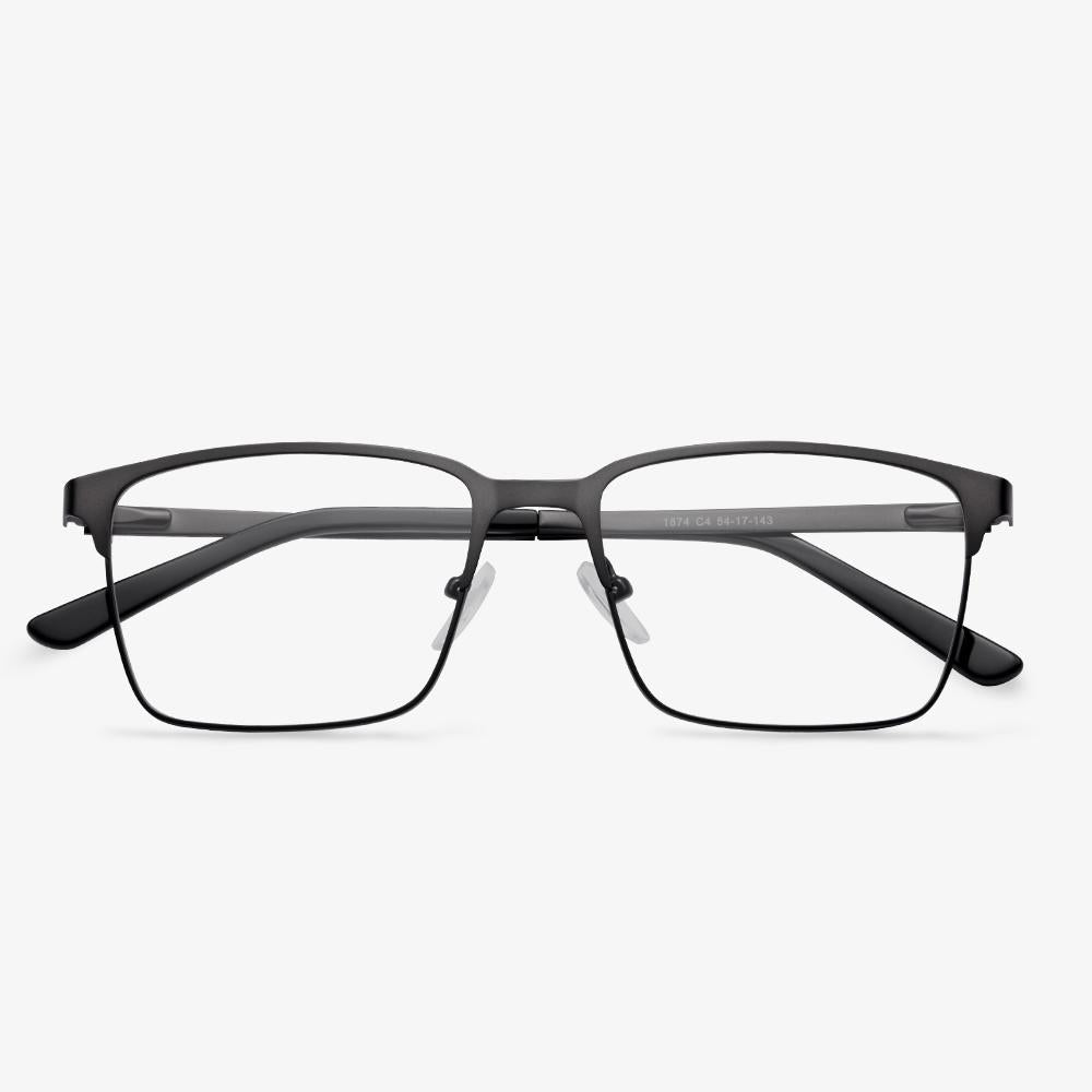 Black Baron Eyeglasses #color_black