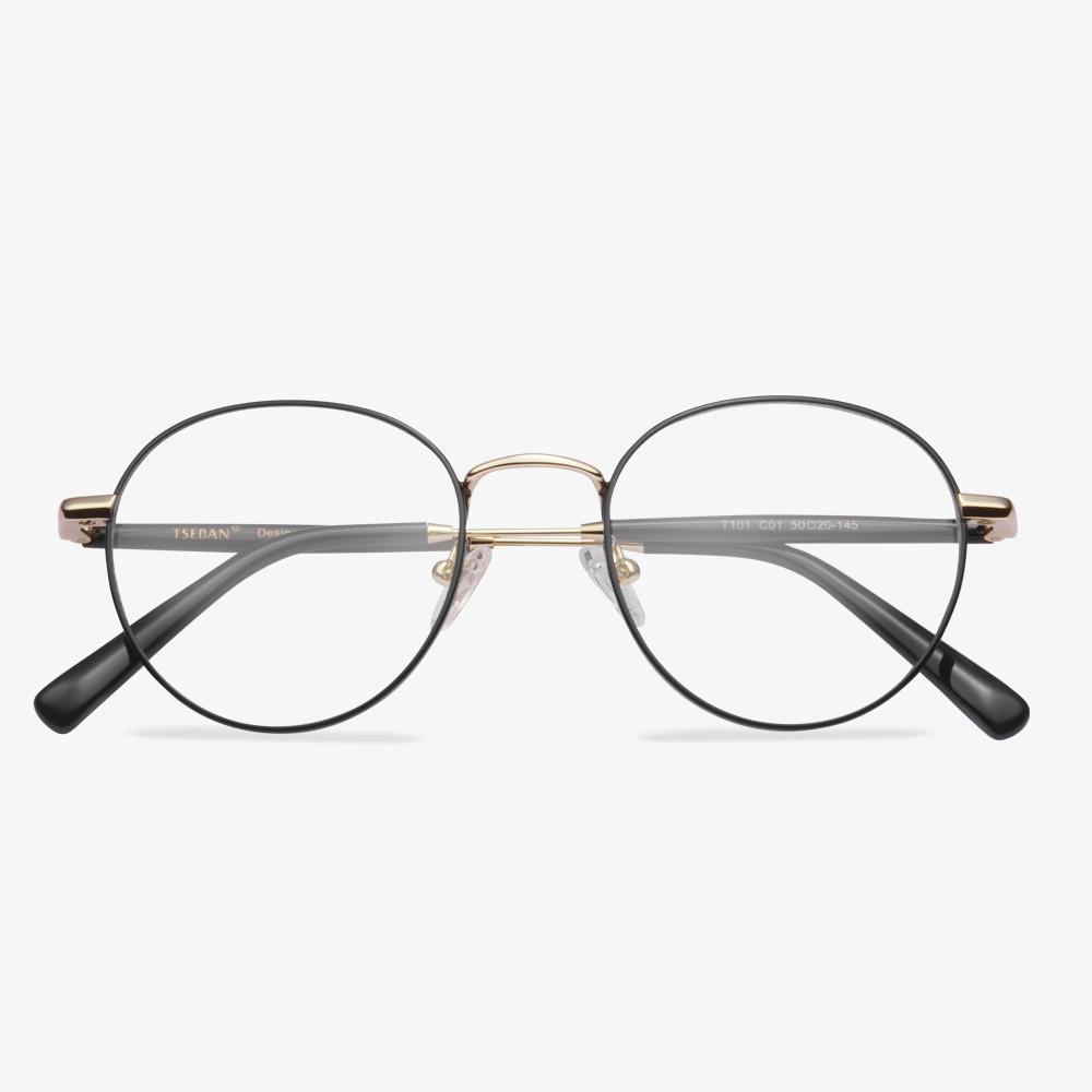 Black Benedict Eyeglasses #color_black