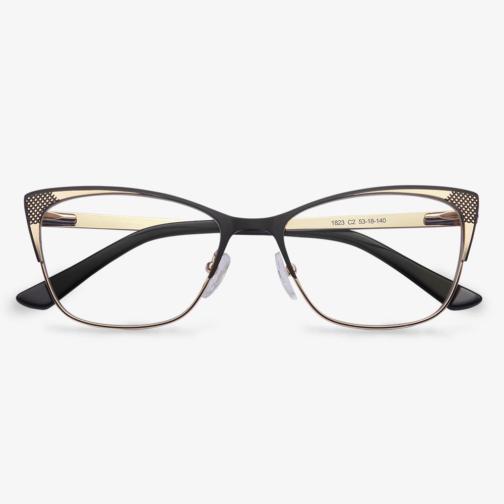 Black Erma Eyeglasses #color_black
