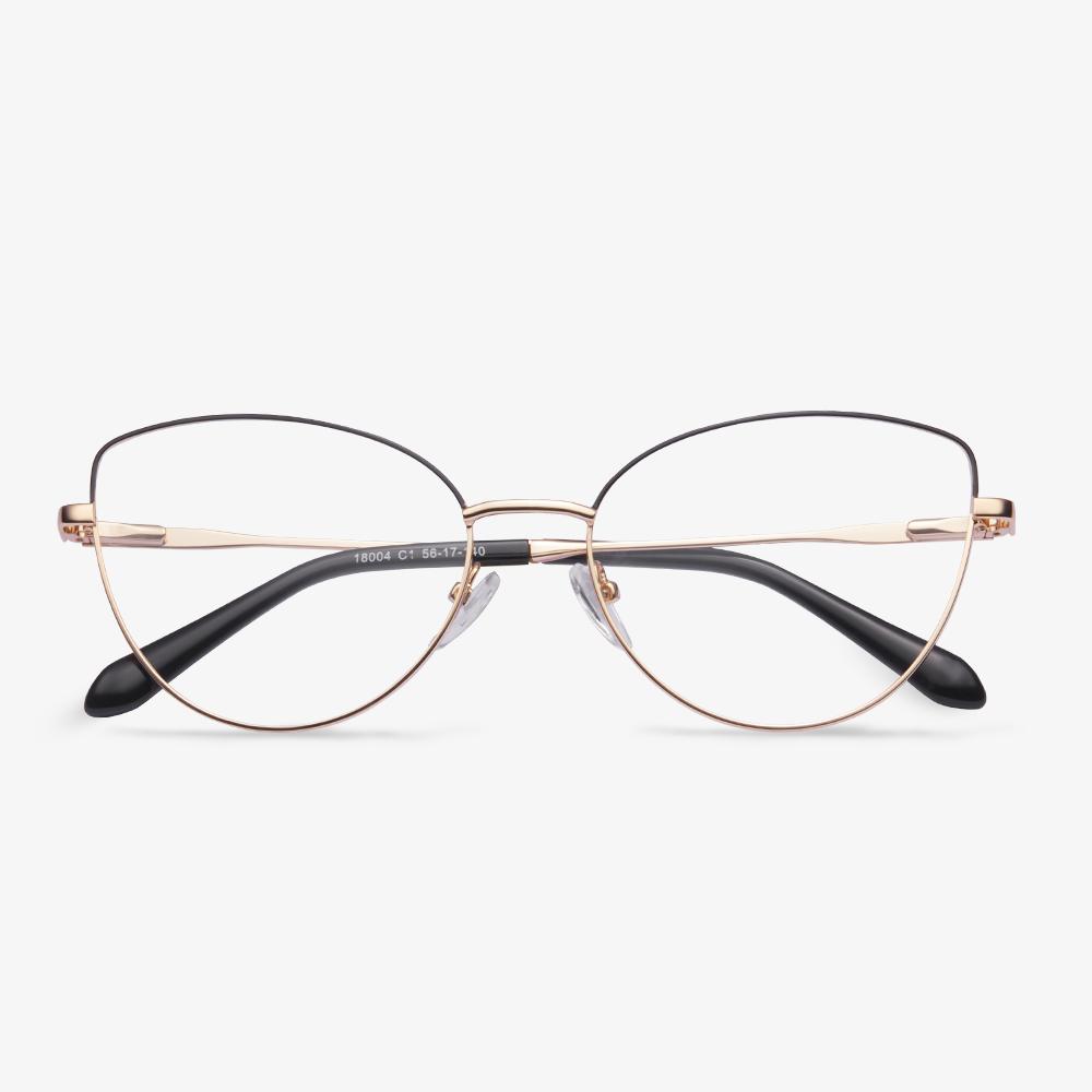 Black Victoria Eyeglasses #color_black