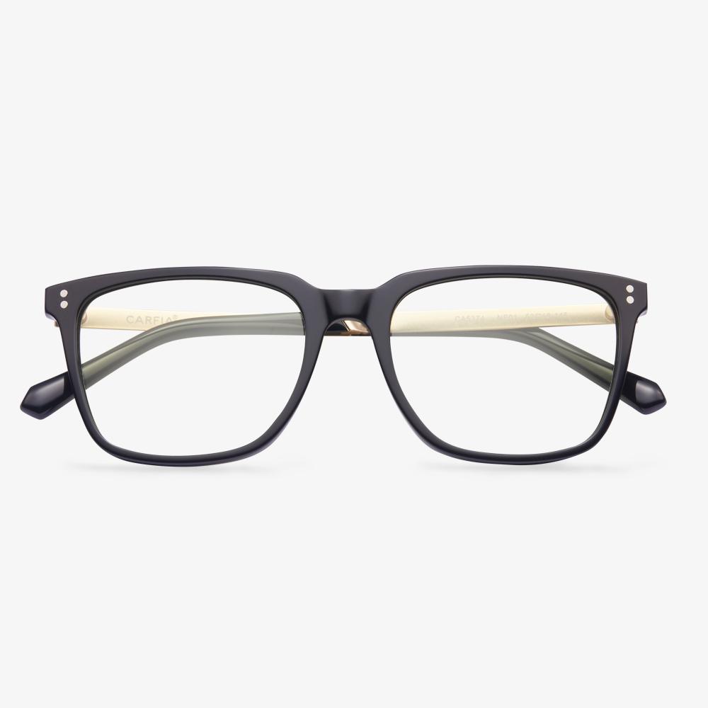 Black Carmine Eyeglasses #color_black