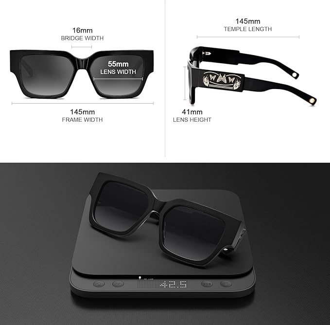 Black Monika-New Yorker Sunglasses