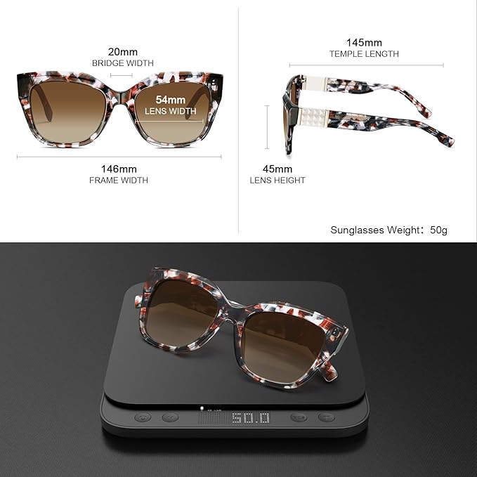 Tortoise Phoebe-Vibrant Sunglasses
