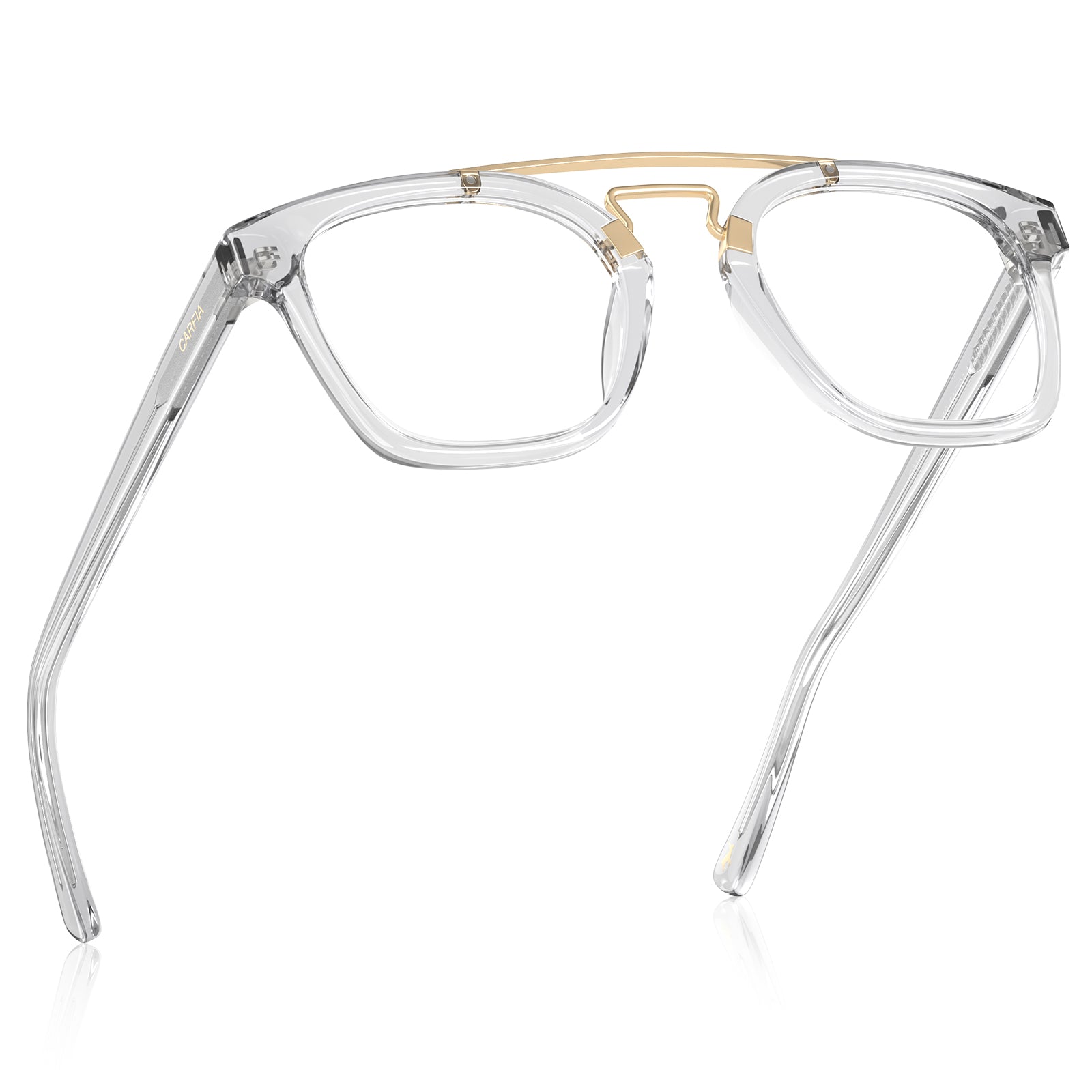 IGIOO Quuen-FC10 Clear Acetate Eyeglasses for Women, Detail View