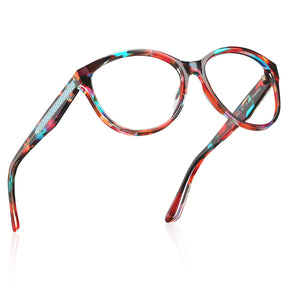 IGIOO Barrie-FC03 Tortoise Acetate Cat-Eye Polarized Eyeglasses for Women, Side View