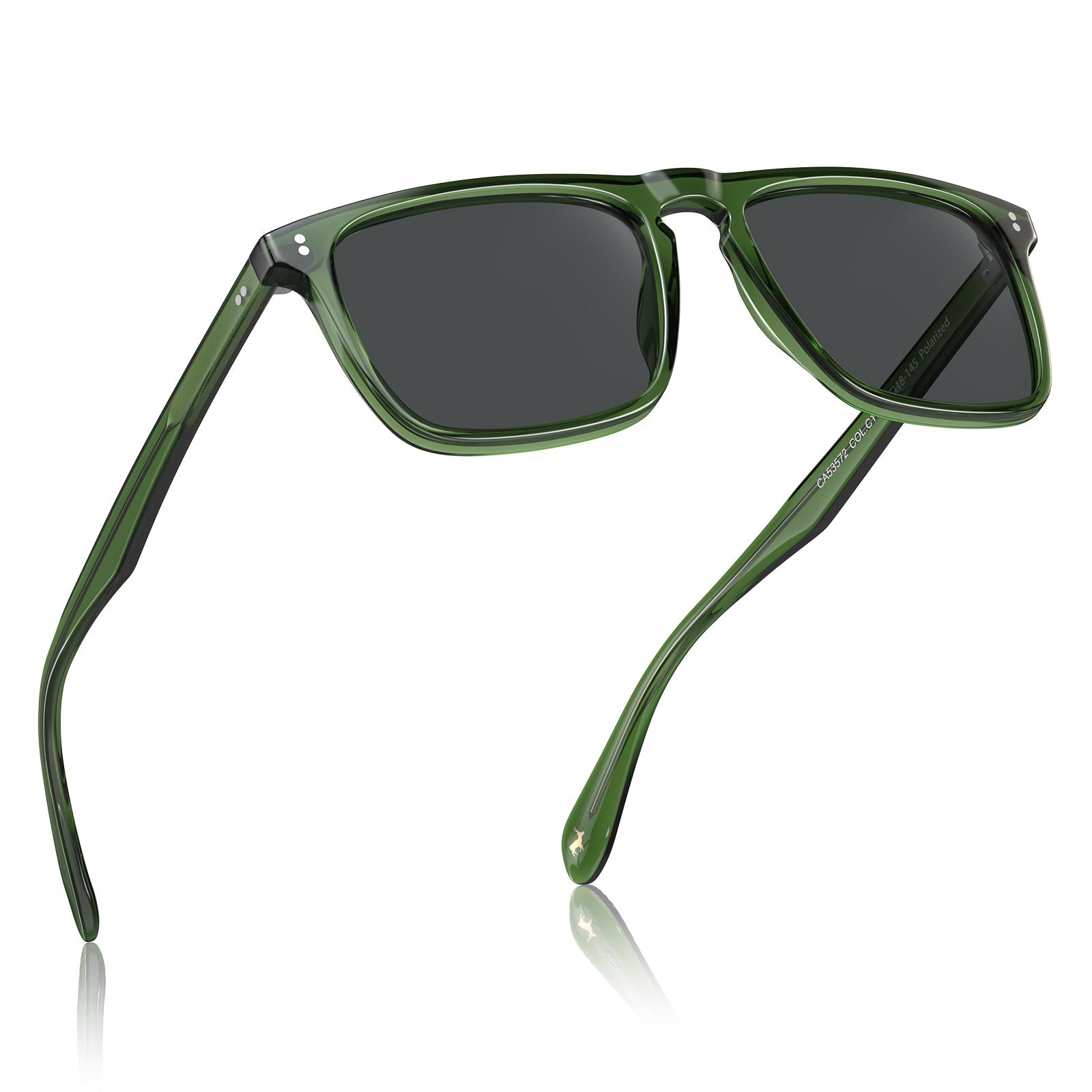 IGIOO Shelton-C17 Green Sunglasses for Men, Angle View