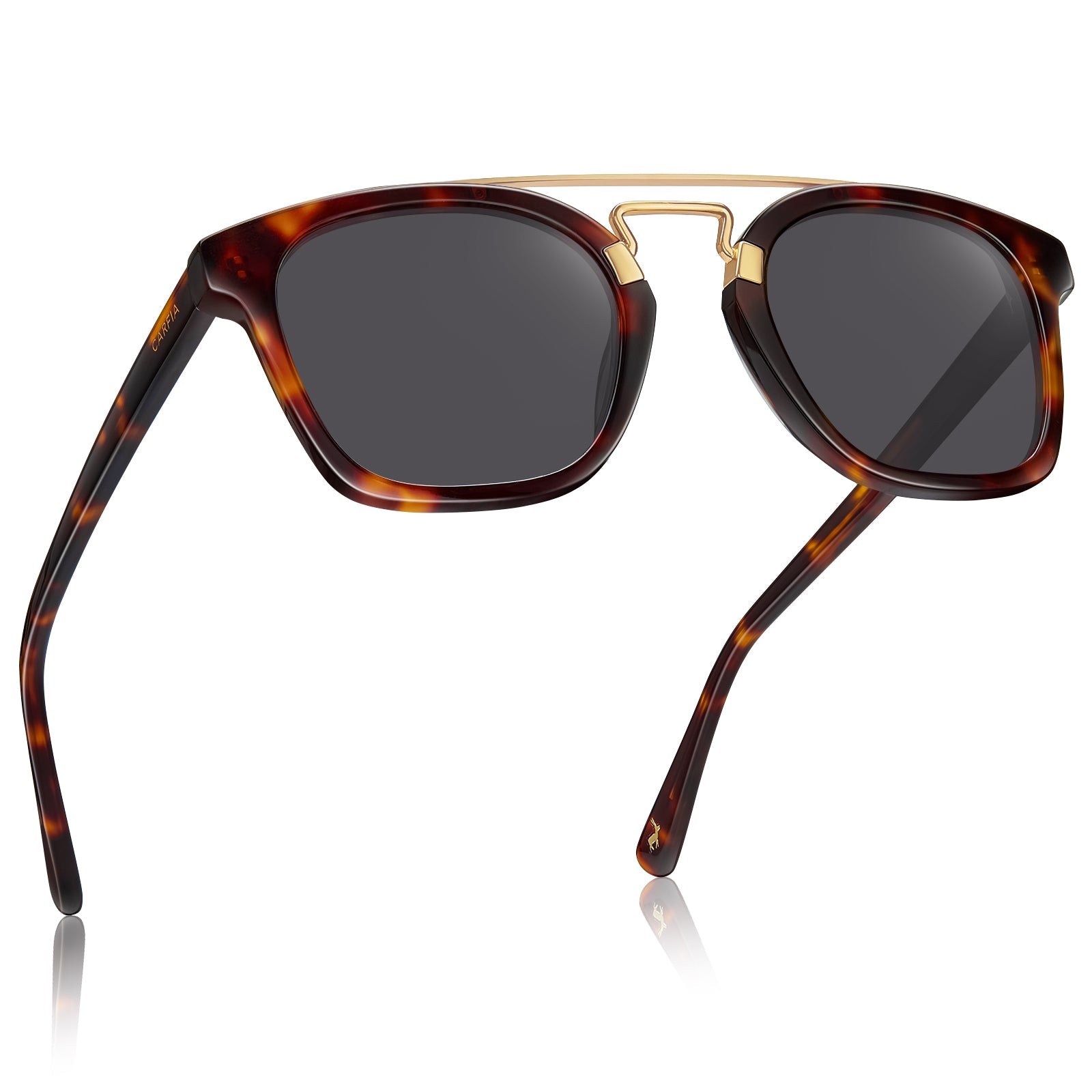 IGIOO Niloss-C04 Tortoise Acetate Sunglasses for Women, Additional View