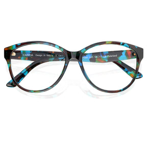 IGIOO Barrie-FC06 Blue Acetate Cat-Eye Eyeglasses for Women, Detail View