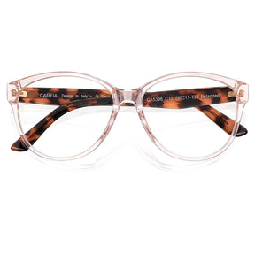 IGIOO Barrie-FC12 Pink Cat-Eye Eyeglasses for Women, Detail View