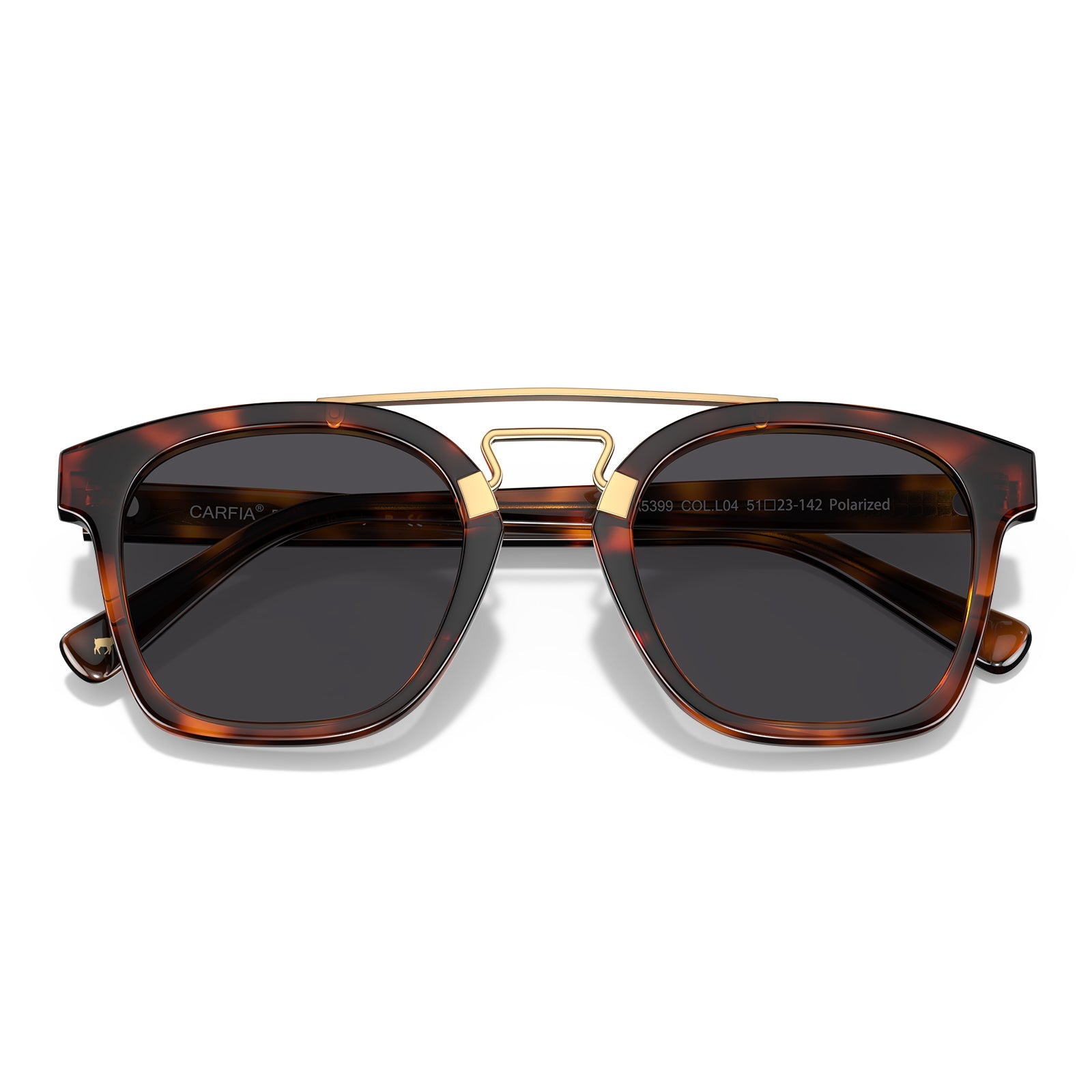 IGIOO Niloss-C04 Tortoise Acetate Sunglasses for Women, Additional View