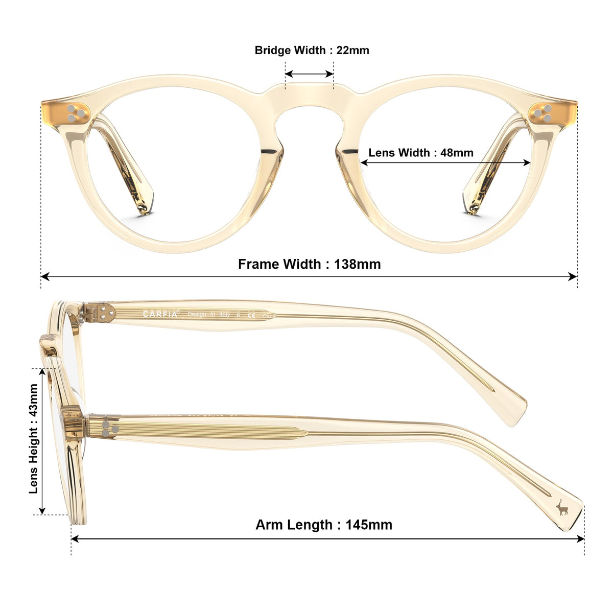 Gold Mesa-FC05 Eyeglasses