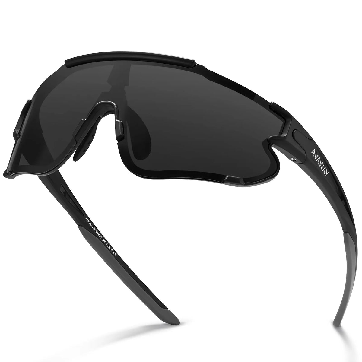 Black Freedom Trail-Grey Lens Sports Sunglasses