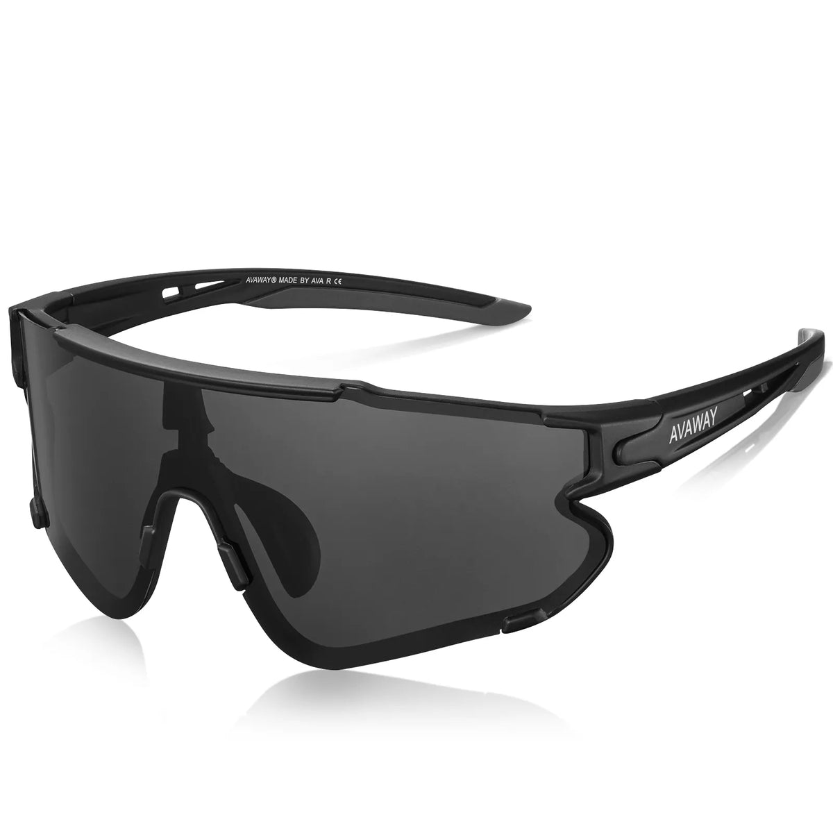 Black Freedom Trail-Grey Lens Sports Sunglasses