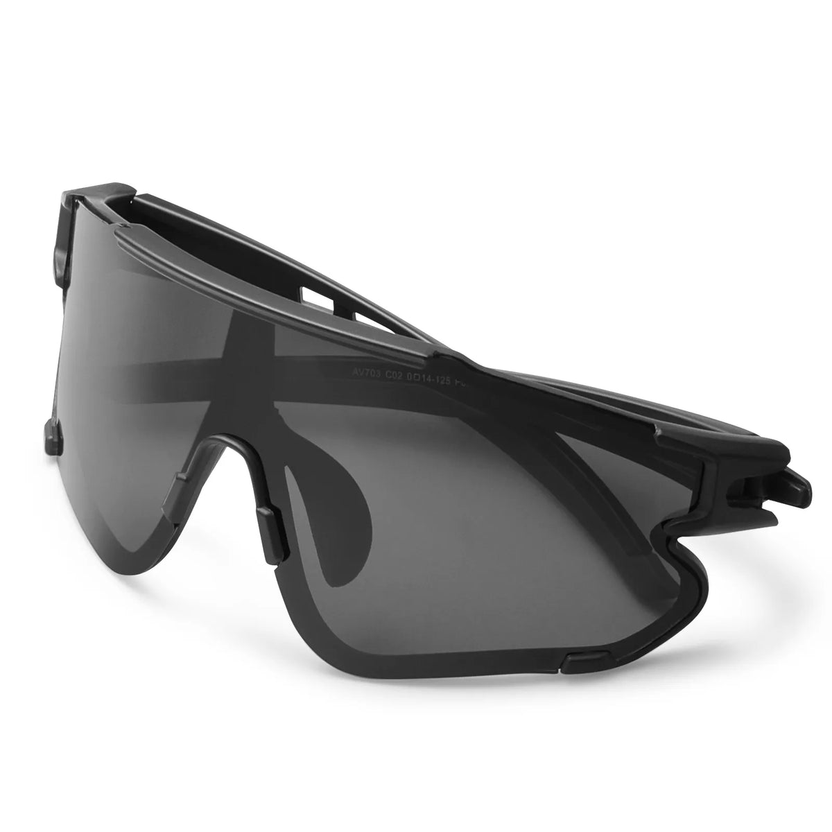 Black Freedom Trail-Grey Lens Sports Sunglasses