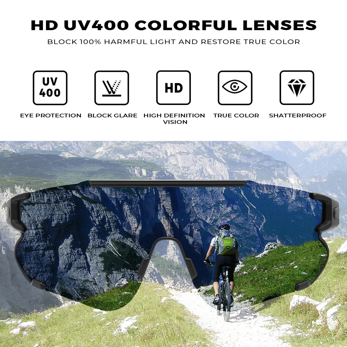 Black Freedom Trail-Grey Lens Sports Sunglasses